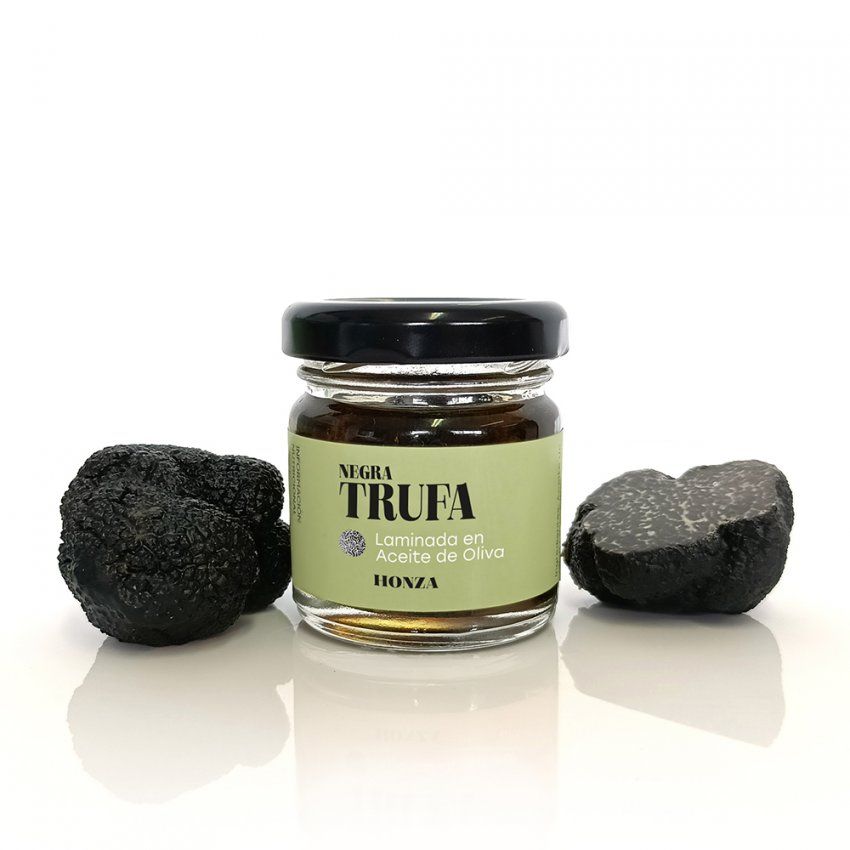 Trufa negra laminada en aceite de oliva Honza