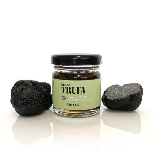 Trufa negra laminada en aceite de oliva Honza